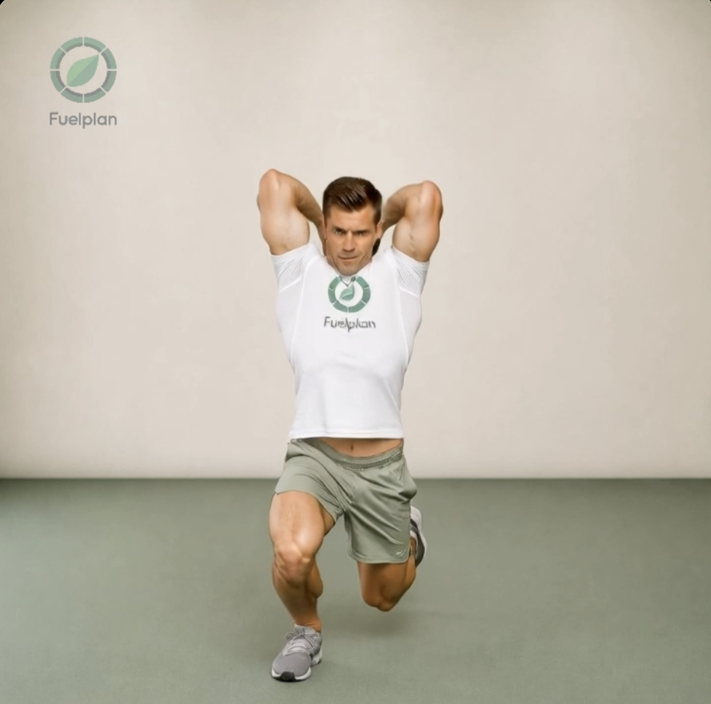 Alternating Reverse Lunge — Kettlebell Overhead Tricep Extension demonstration