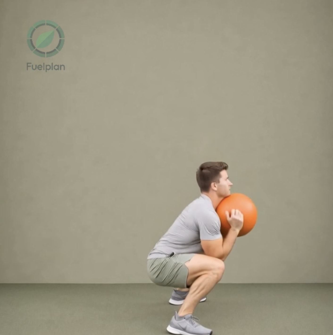 Medicine Ball Burpee Squat Thruster demonstration