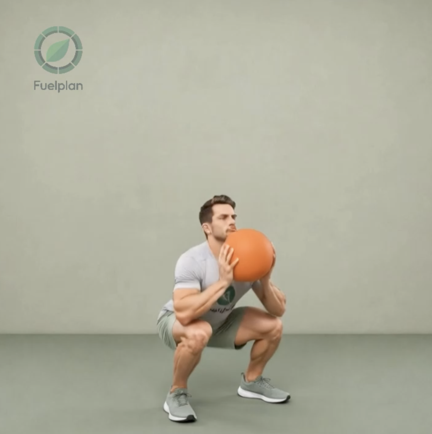 Medicine Ball Burpee To Squat demonstration