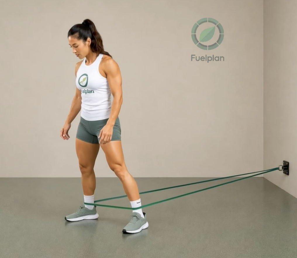 Banded Burpees demonstration