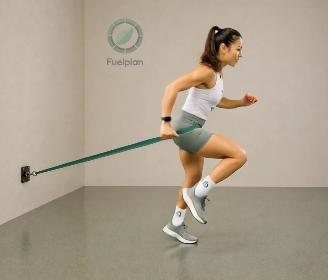 Banded High Knees demonstration