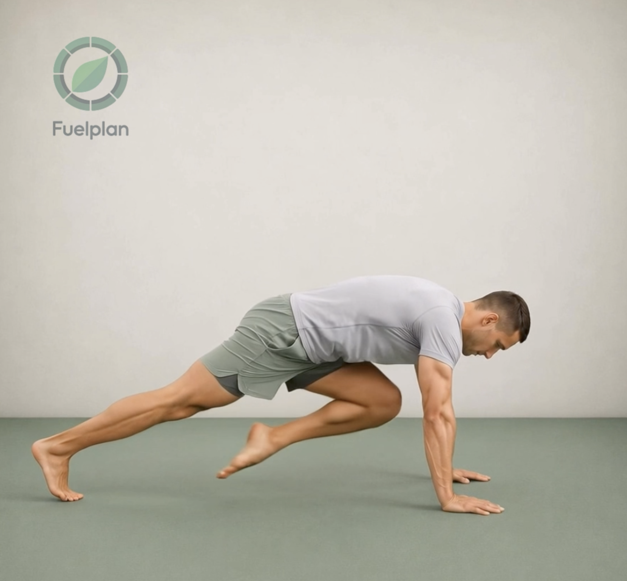 Mountain Climber to Kneeling Push-Up demonstration