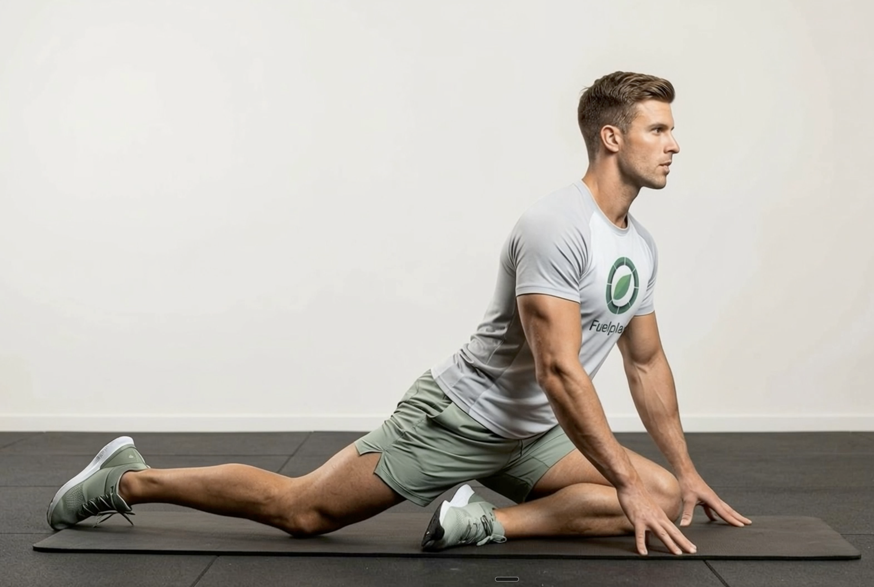 Pigeon Pose demonstration