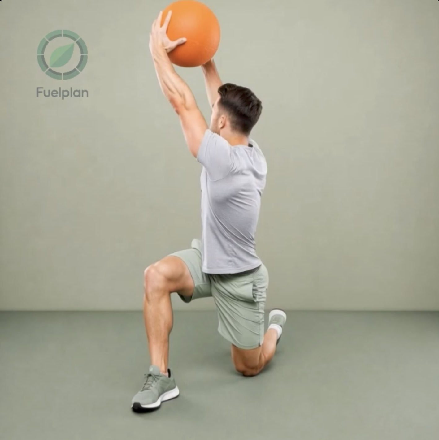 Medicine Ball Half-Kneeling Rotation (Right) demonstration