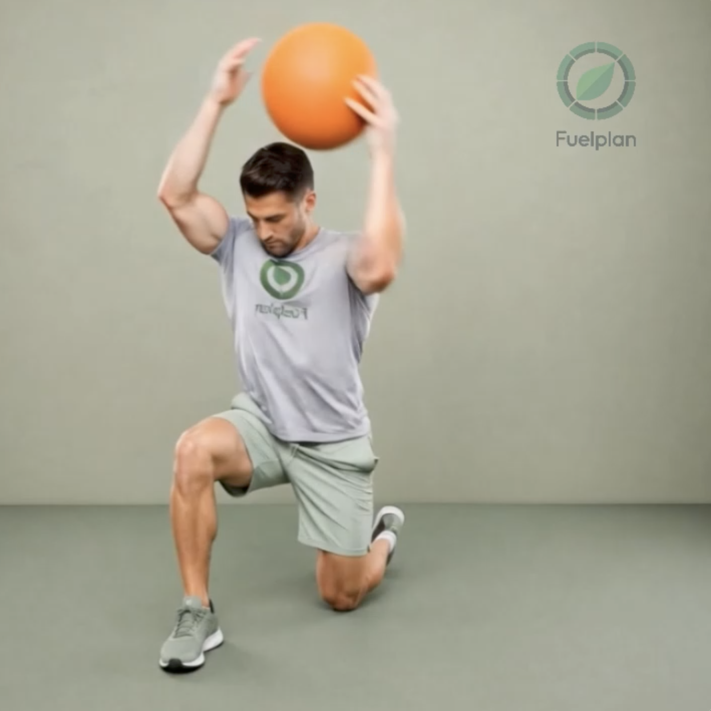 Kneeling Rotational Slam (Right) demonstration