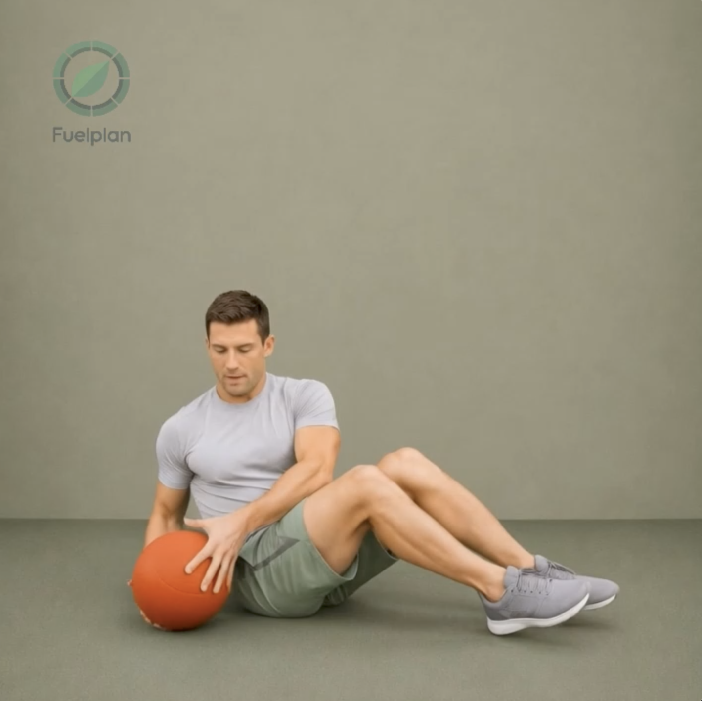 Ball Russian Twist demonstration