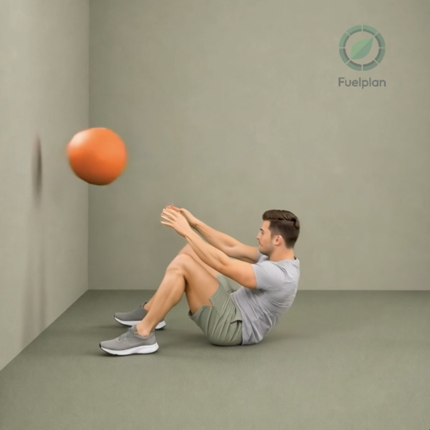 Medicine Ball Sit-Up Throw demonstration