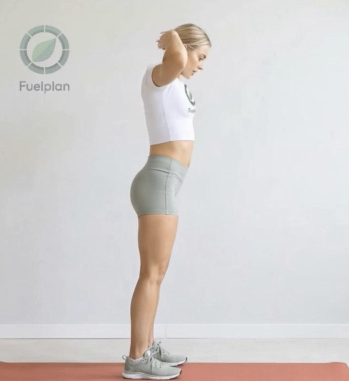 Half Burpee + Shoulder Taps demonstration