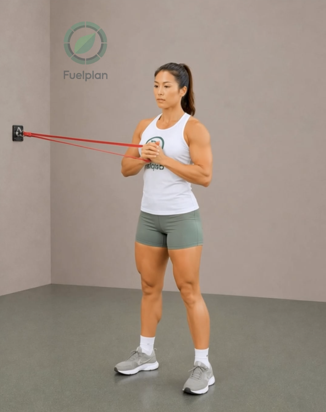 Pallof Press Left demonstration