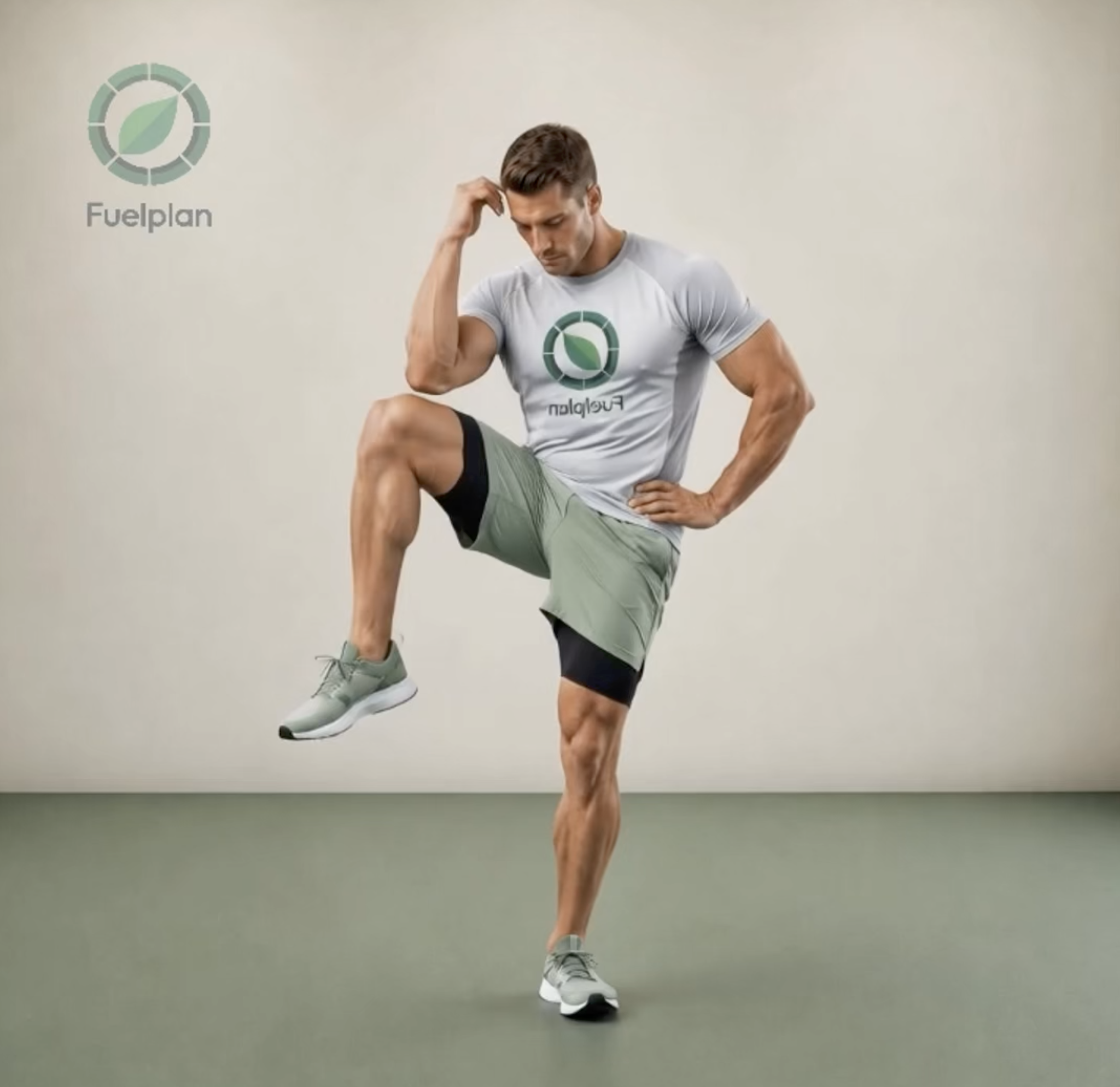 Standing Side Crunch (Right) demonstration