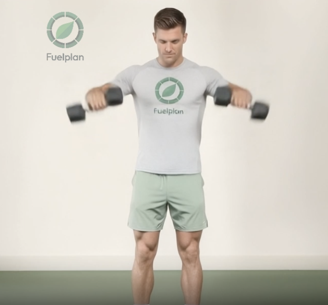90 Percent Raise (Dumbbell) demonstration