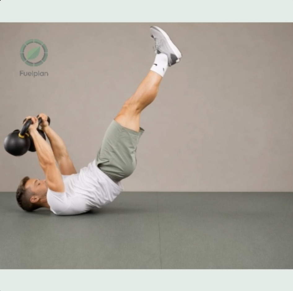 Double Kettlebell Dragon Flag demonstration