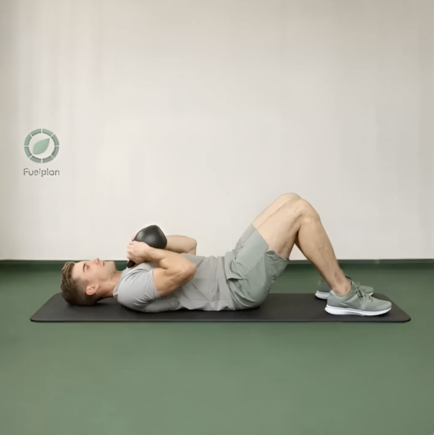 Kettlebell Sit Up demonstration
