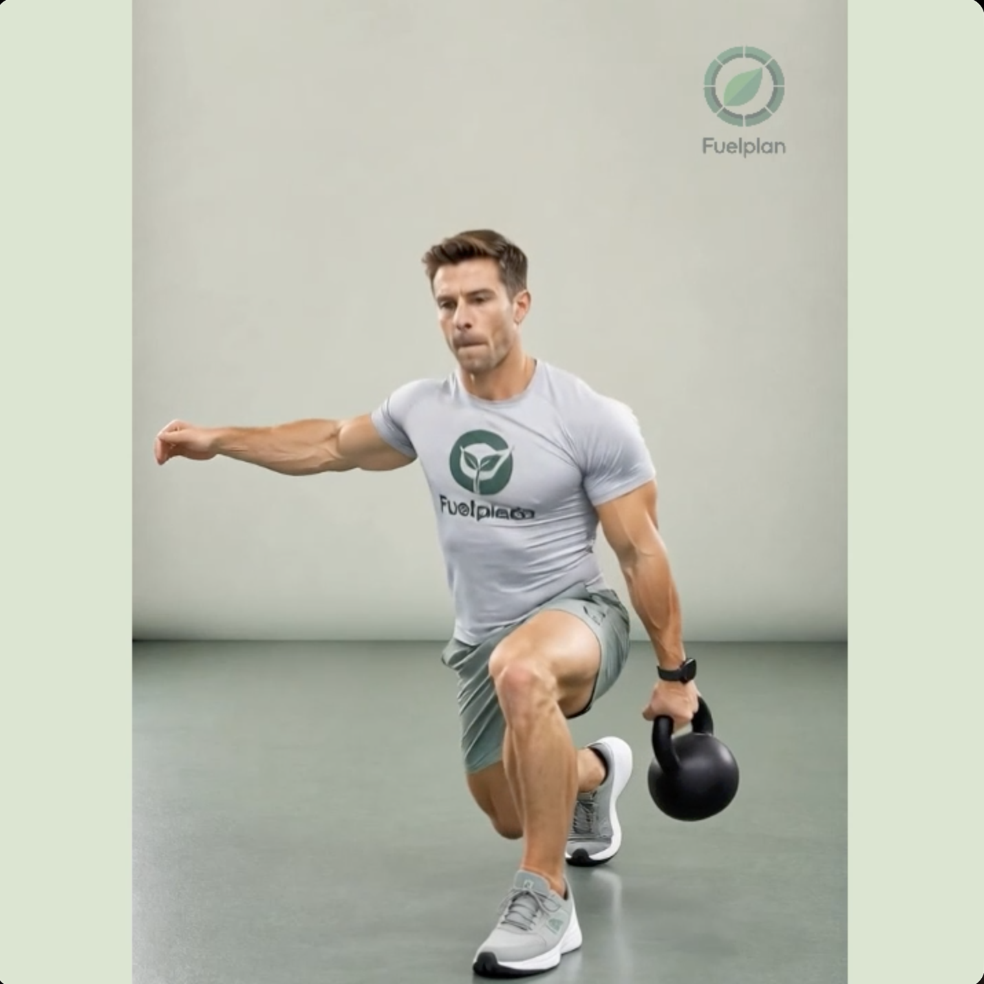 Reverse Lunge to Single-Arm Kettlebell Swing demonstration