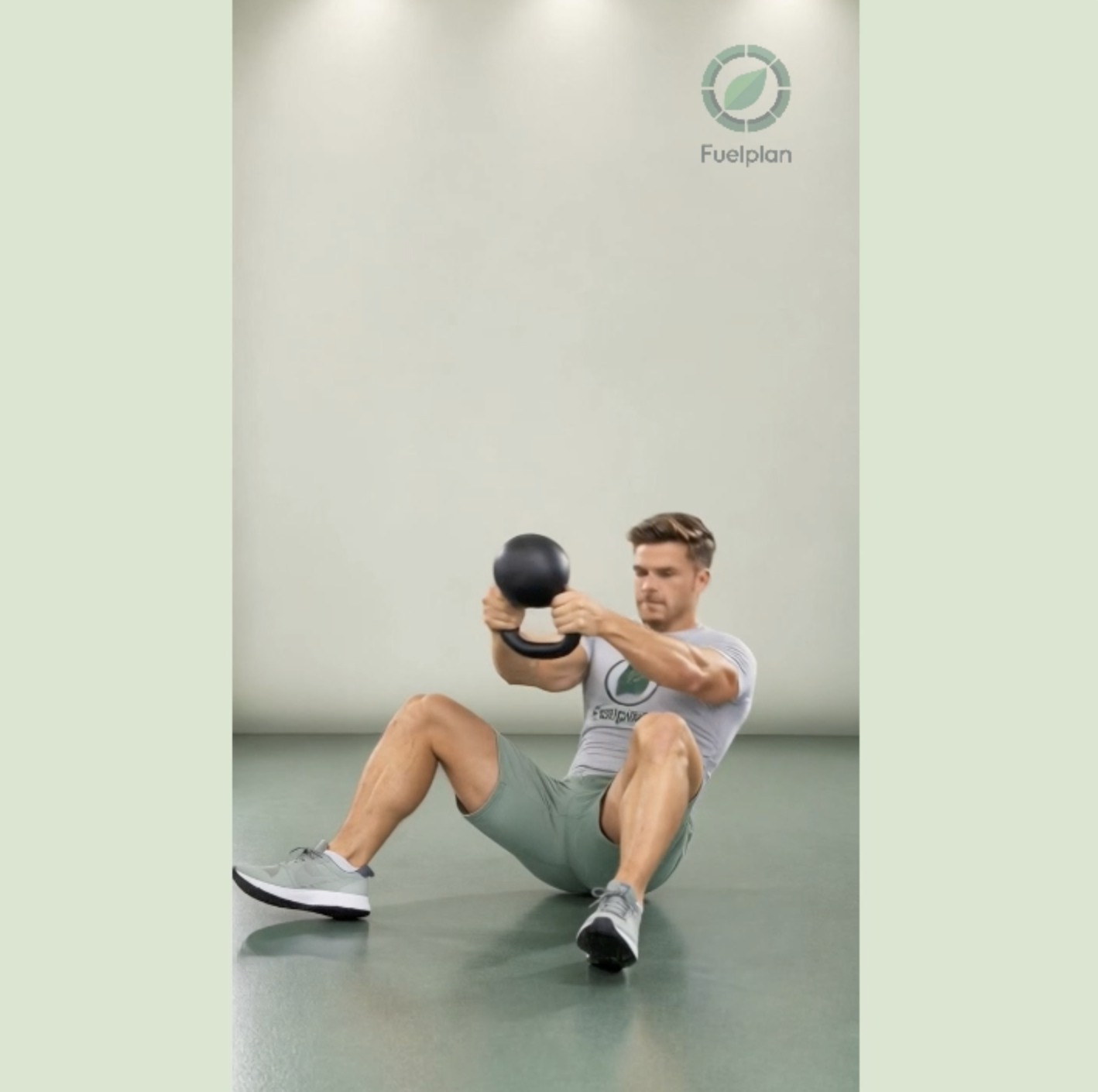 Kettlebell Sit-Up to Stand and Press demonstration