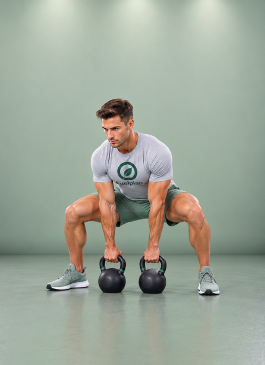 Double Sumo Deadlift to Row demonstration