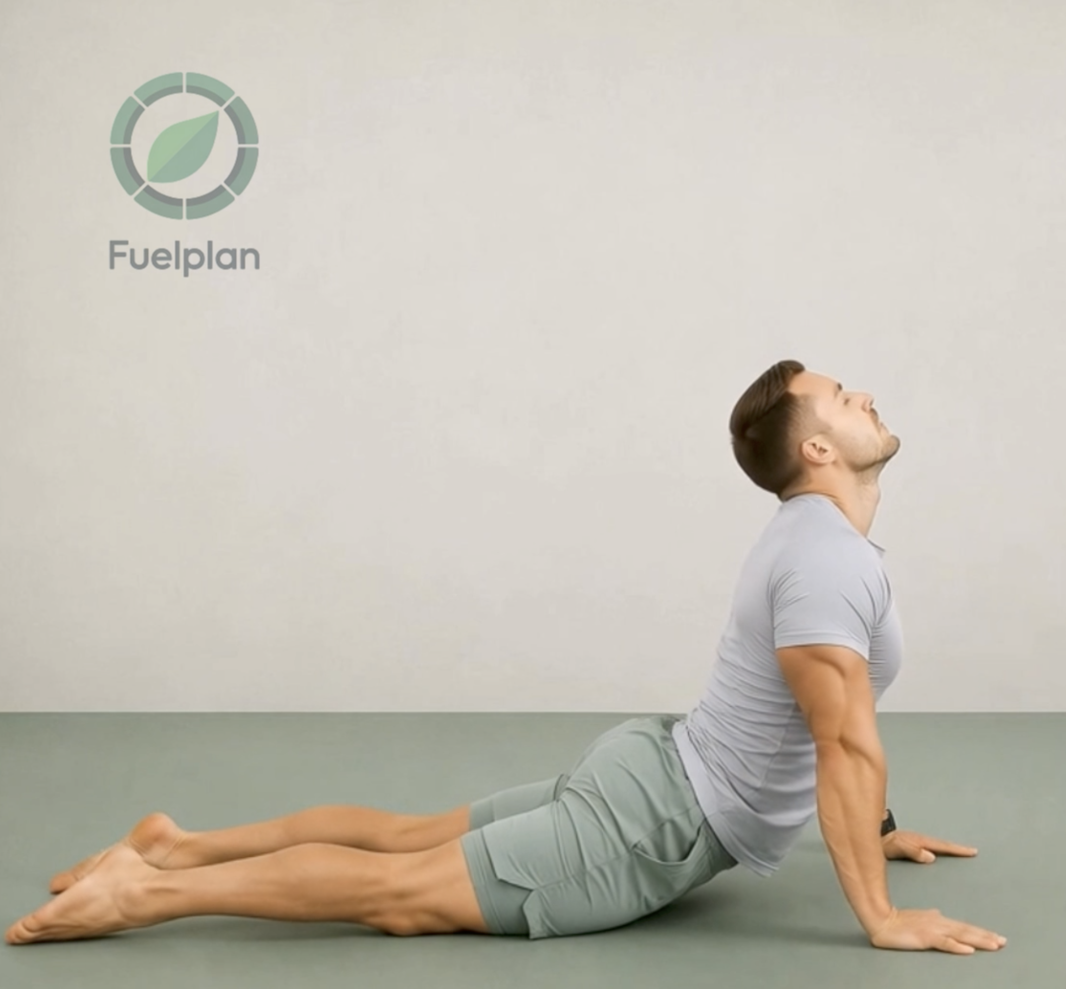 Cobra Pose demonstration