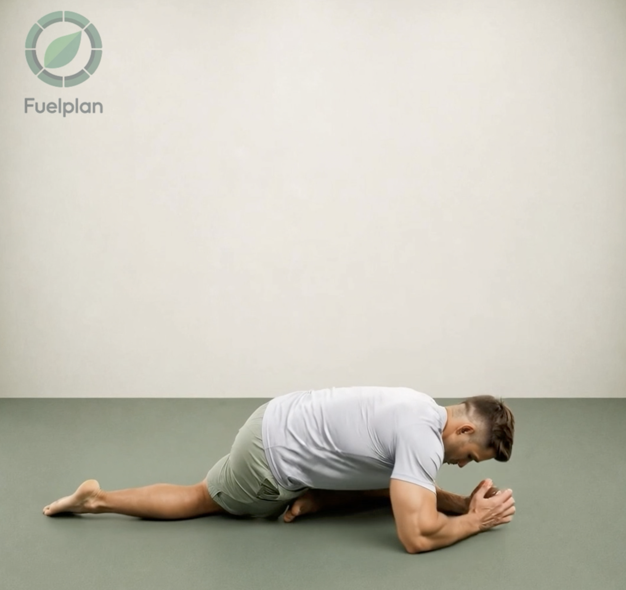 Pigeon Pose (Left) demonstration
