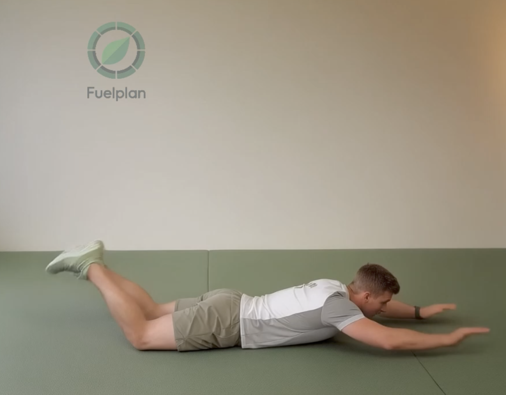 Kettlebell Swimmer Reach demonstration