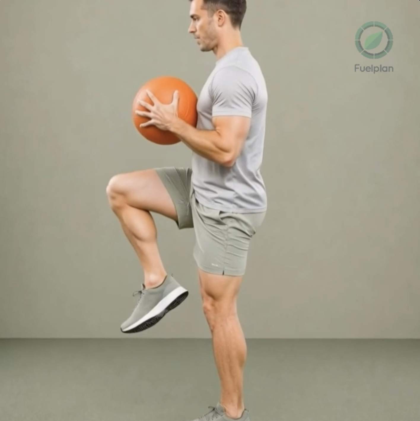 Medicine Ball Single-Leg RDL (Right) demonstration