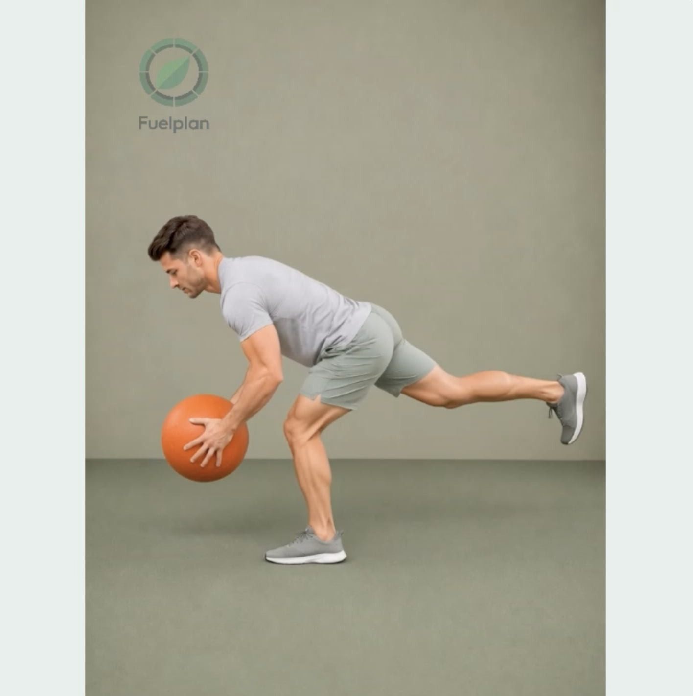 Medicine Ball Single-Leg RDL Slam (Right) demonstration
