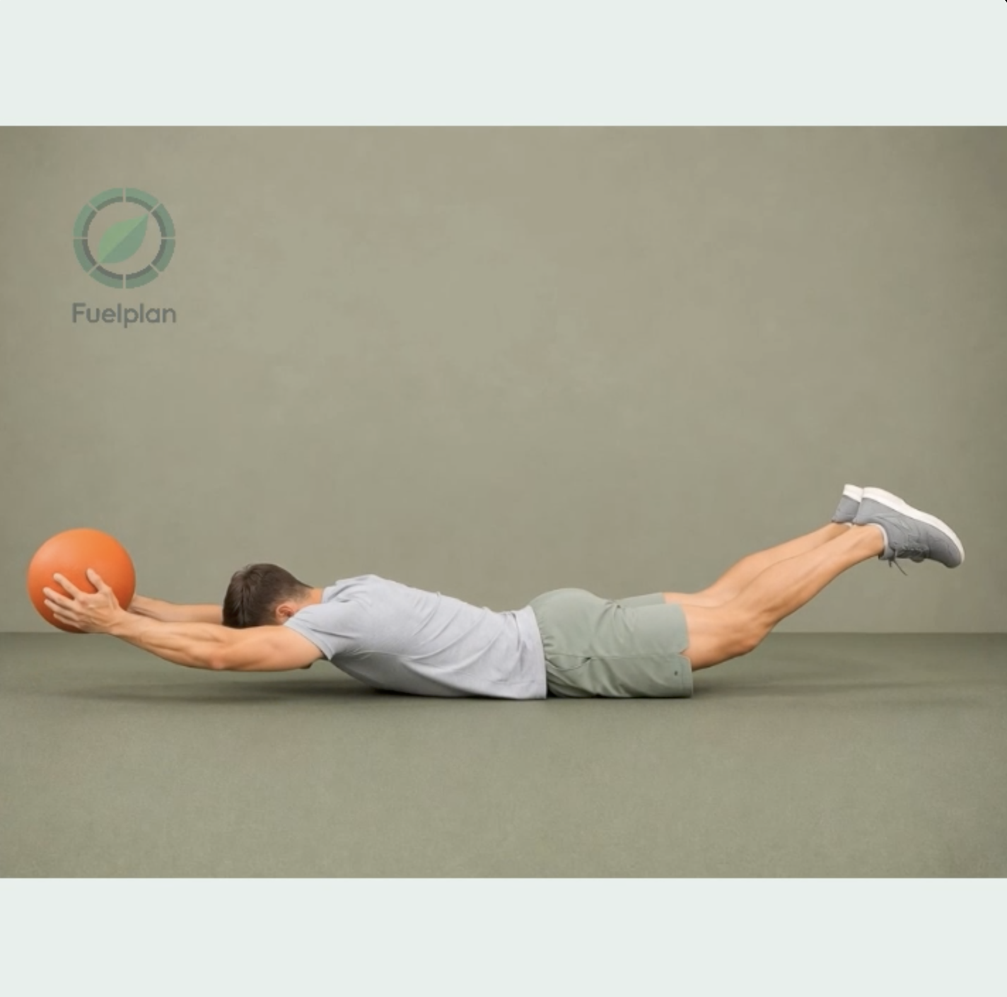 Medicine Ball Superman Extension demonstration
