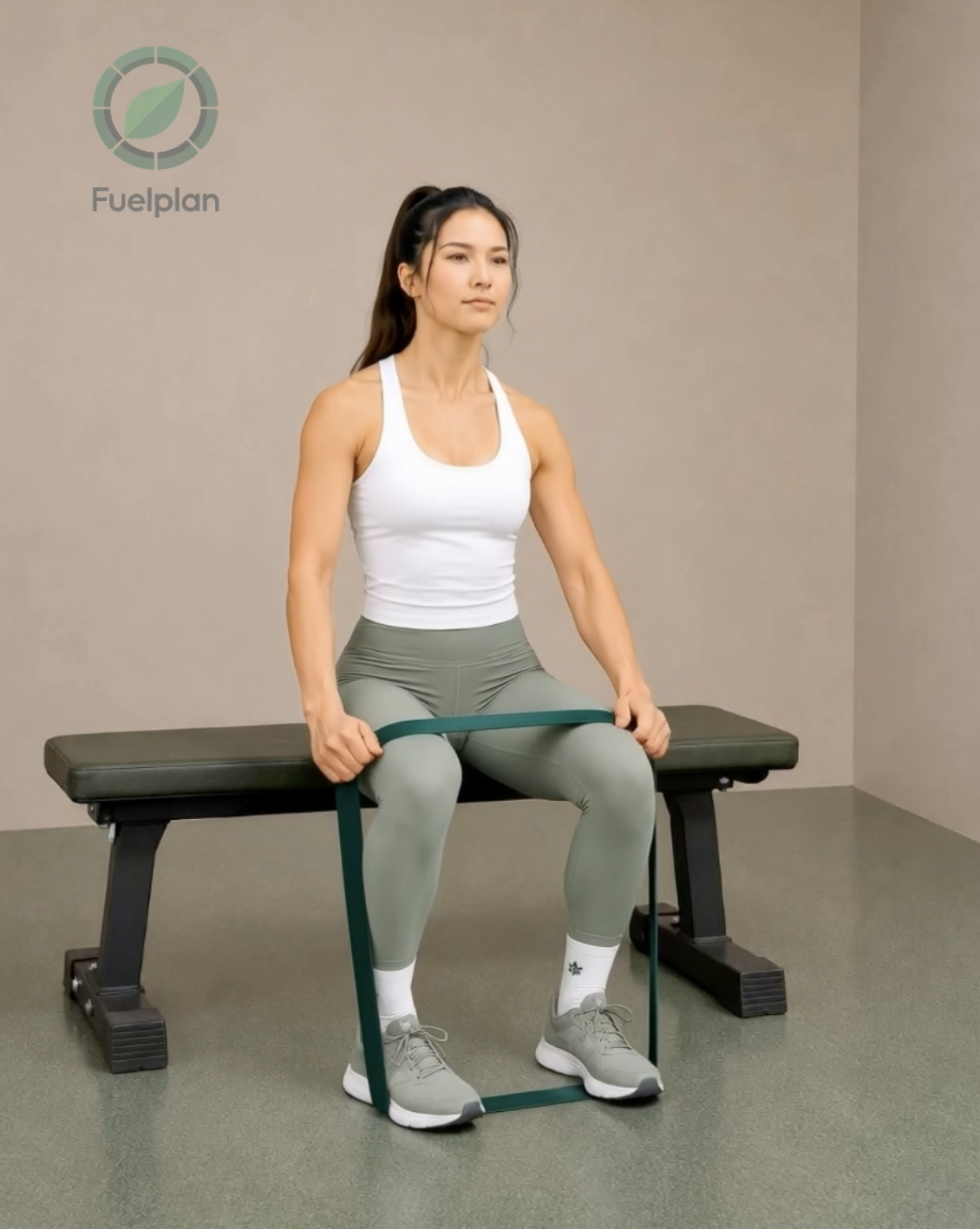 Band Seated Calf Raises demonstration