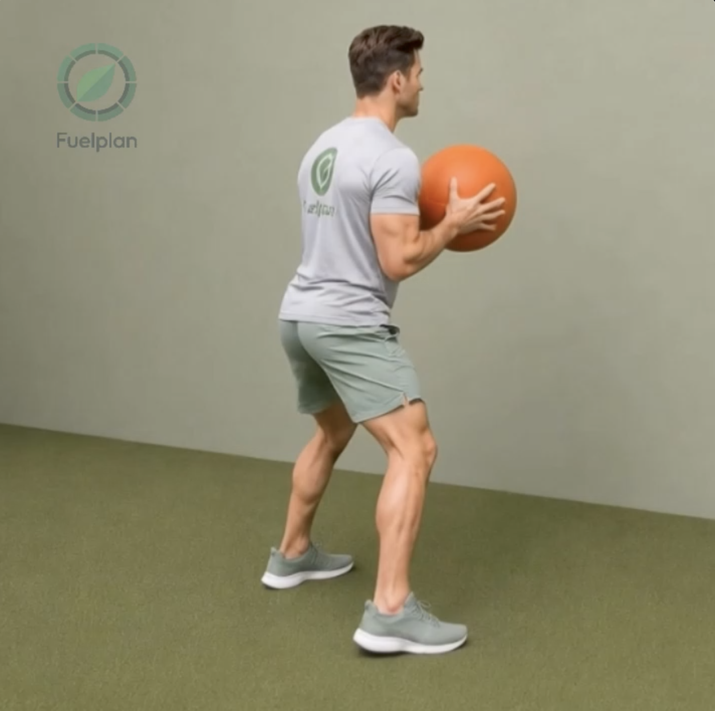 Medicine Ball Chest Pass (Wall) demonstration