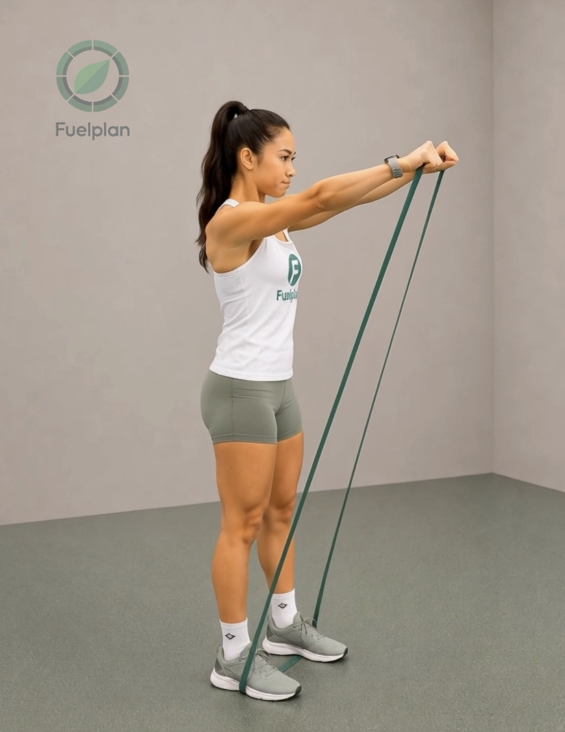 Banded Front Raises demonstration