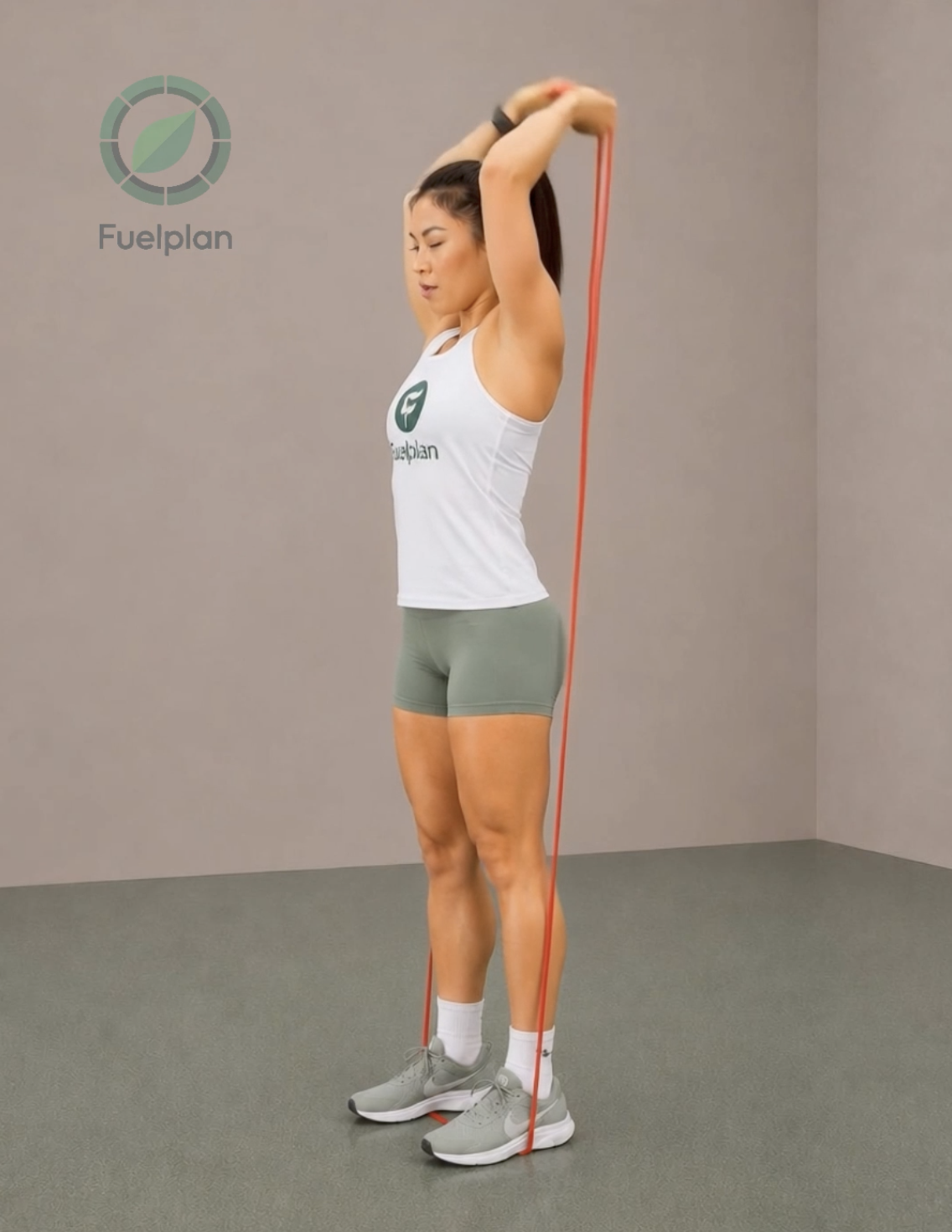 Banded Overhead Tricep Extensions demonstration