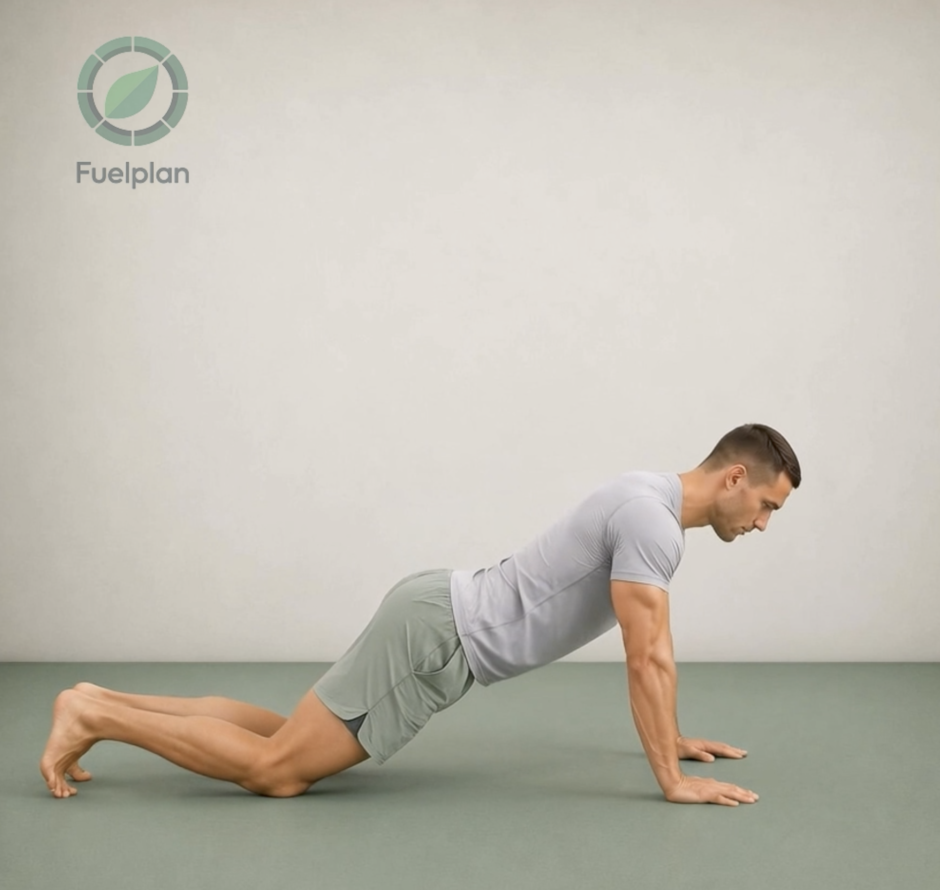 Kneeling Push-Up demonstration