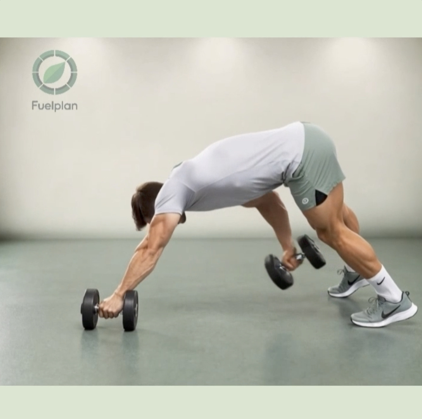 Push Up + Alternating Toe Tap demonstration