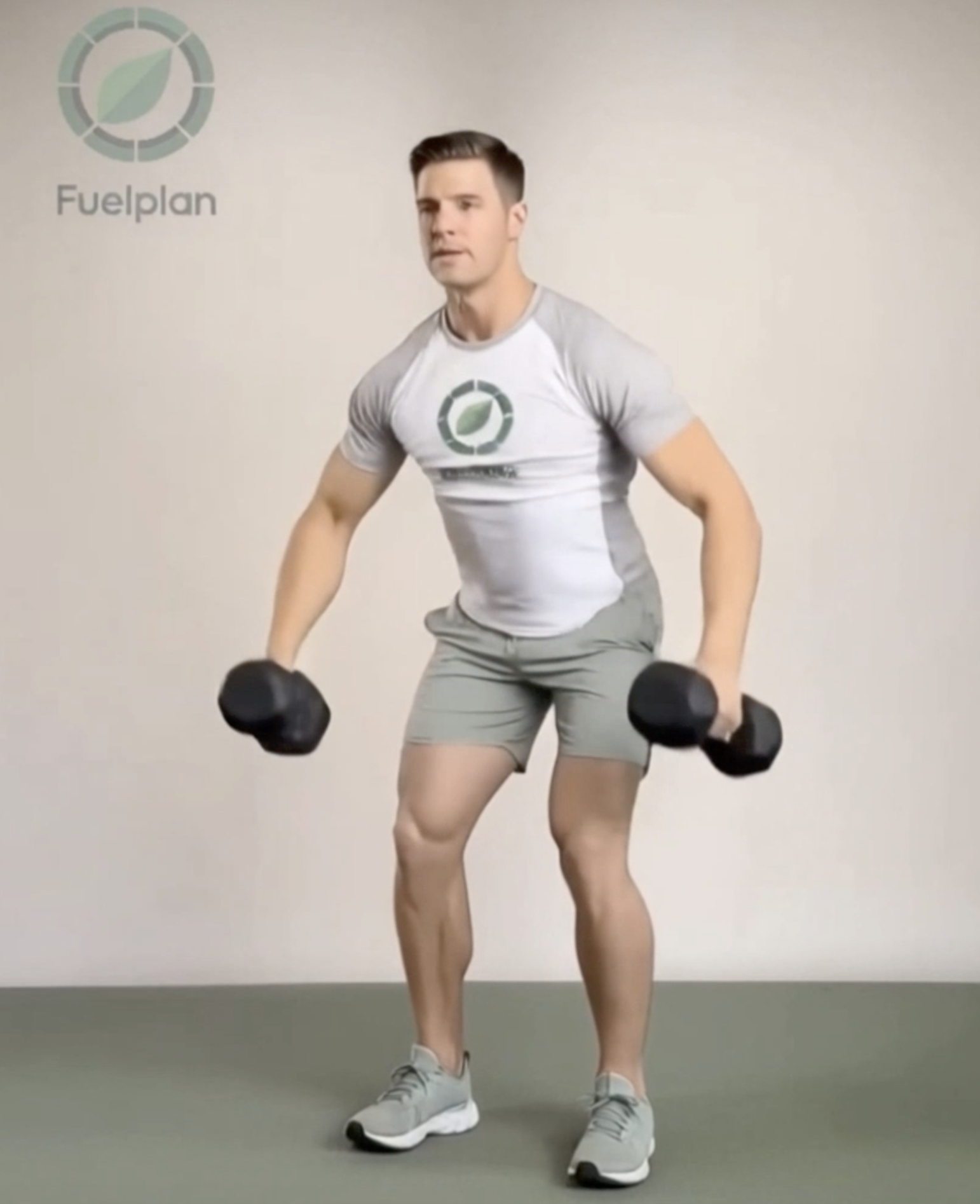 Suitcase Deadlift To Overhead Press demonstration