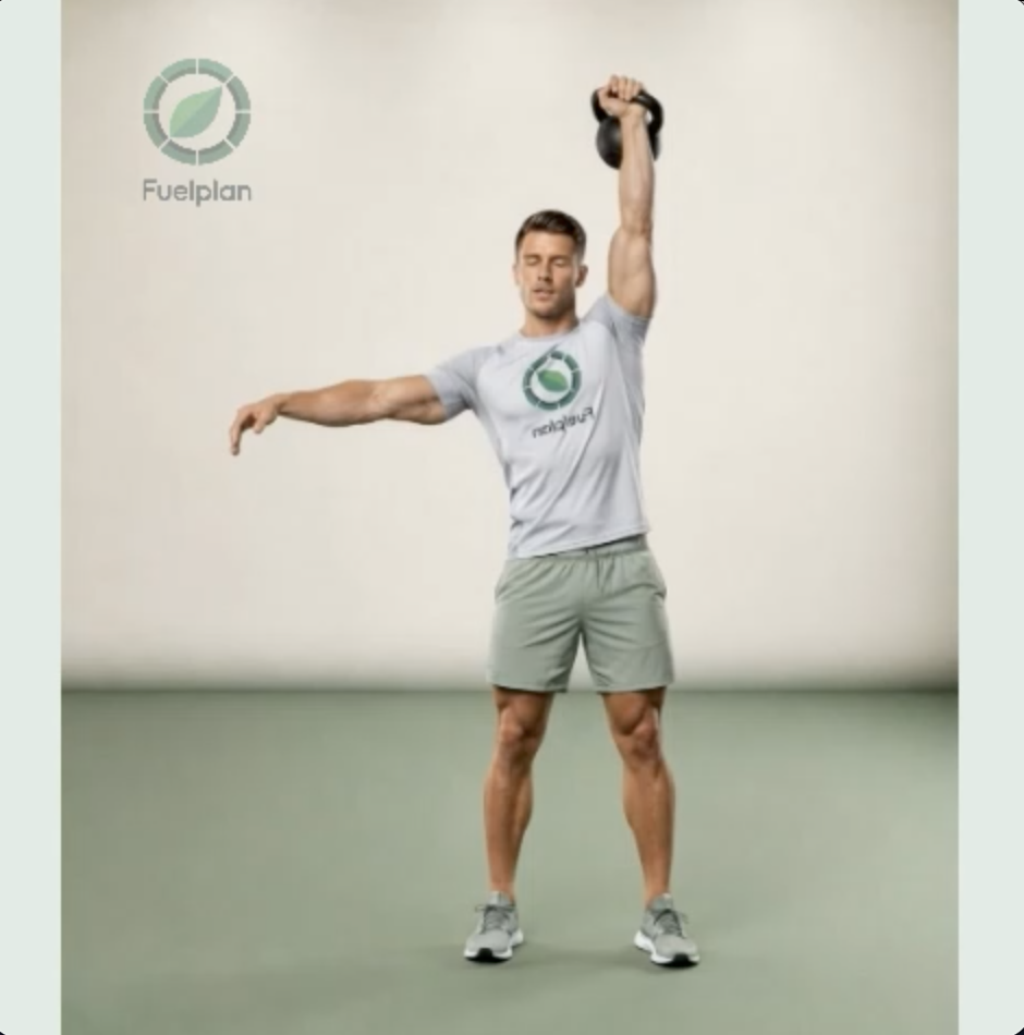 Single-Arm Push Press demonstration