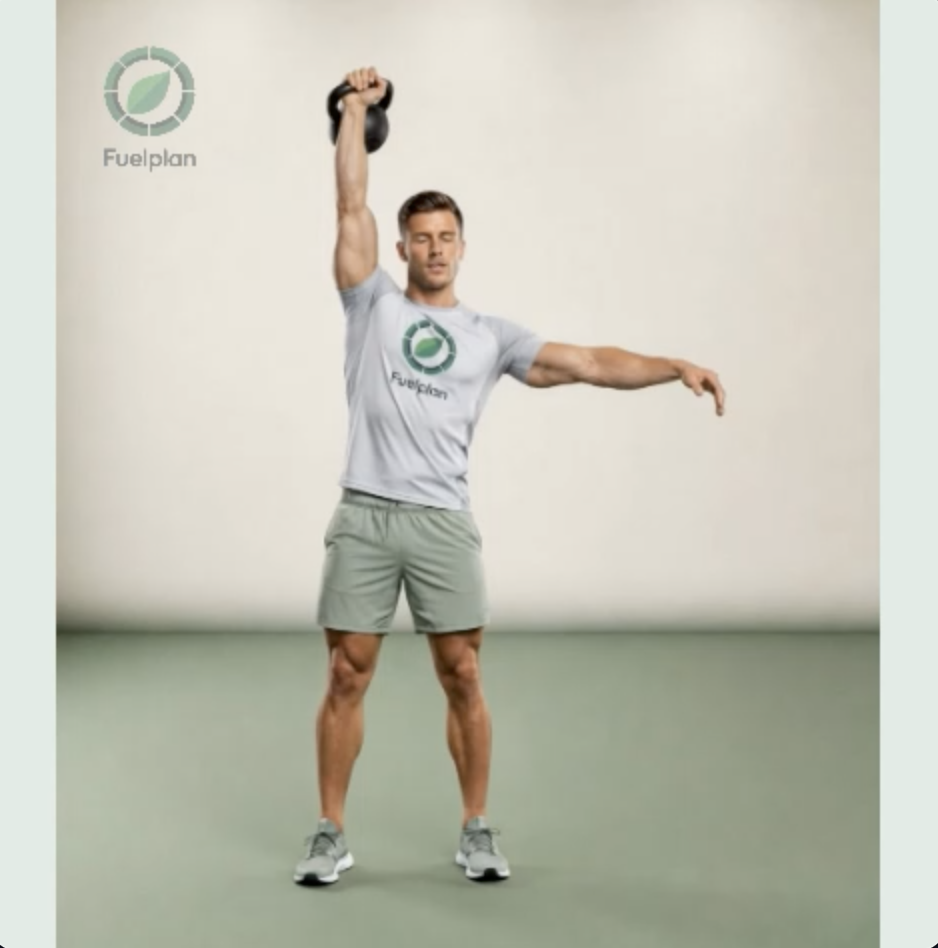 Single-Arm Push Press demonstration