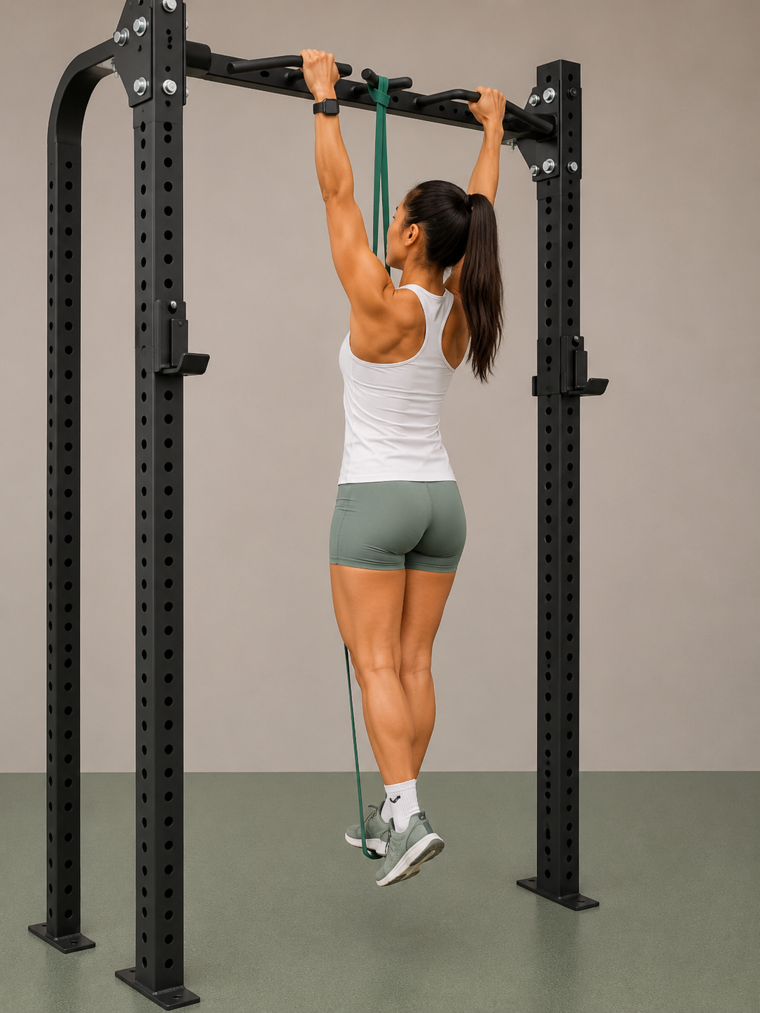Band Assisted Pull Ups demonstration