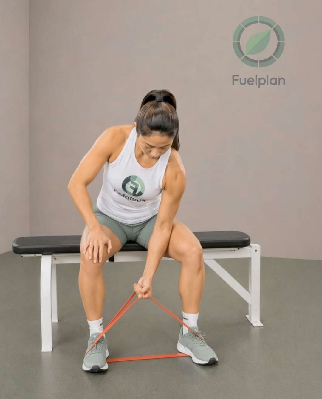 Banded Concentration Curls Left demonstration