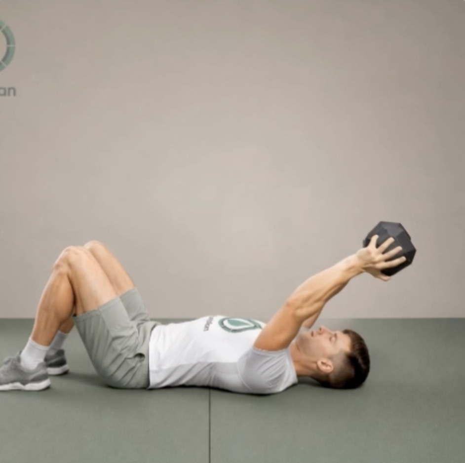Dumbbell Pullover demonstration