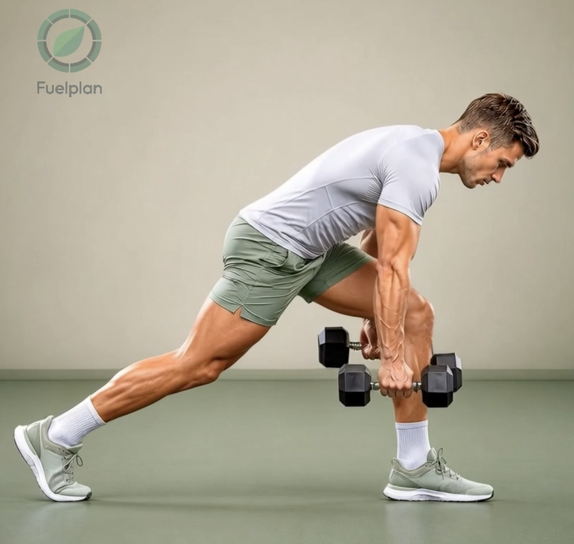Split Stance Bent Over Row Left demonstration