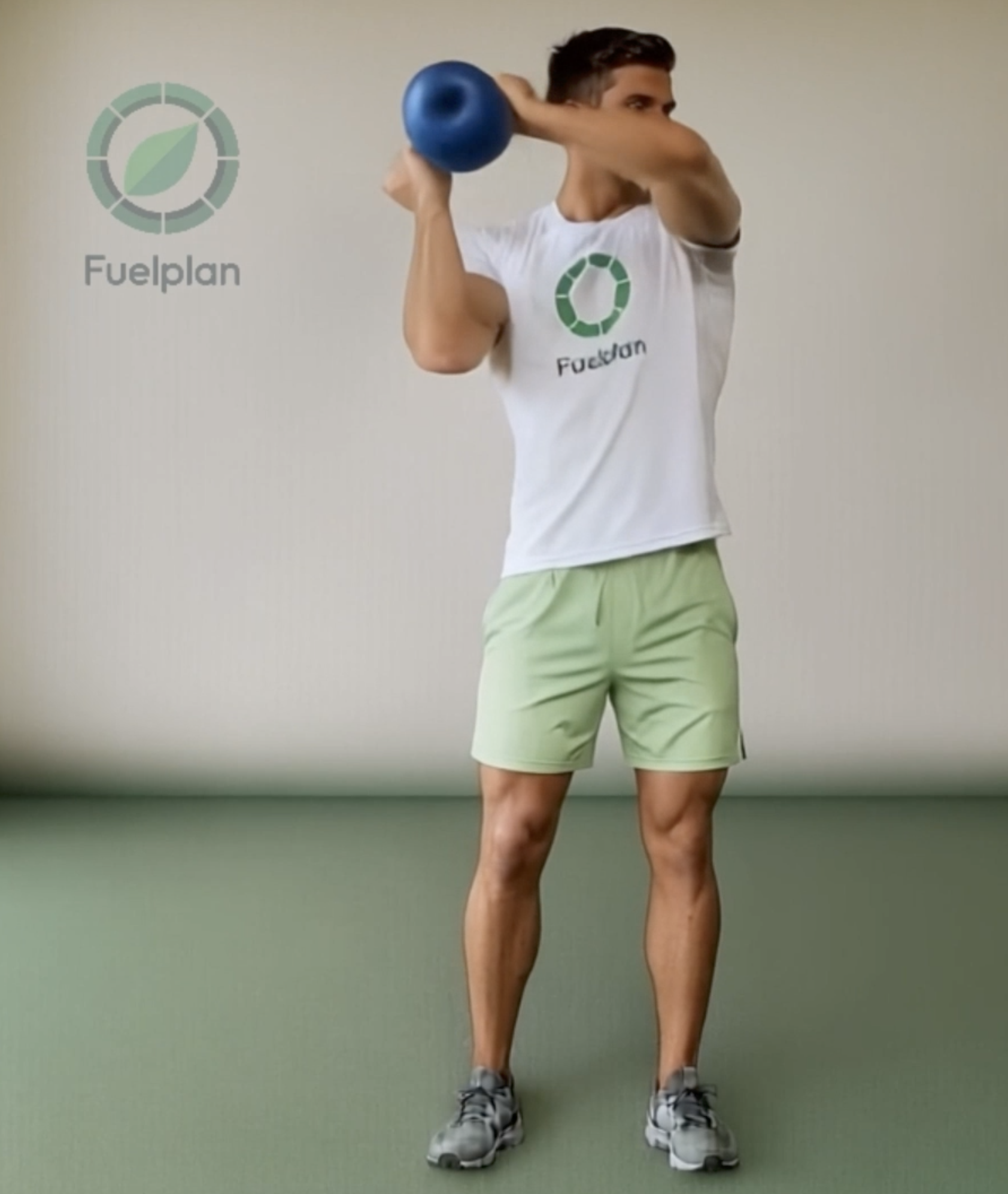 Kettlebell Curl Over Shoulder Right demonstration