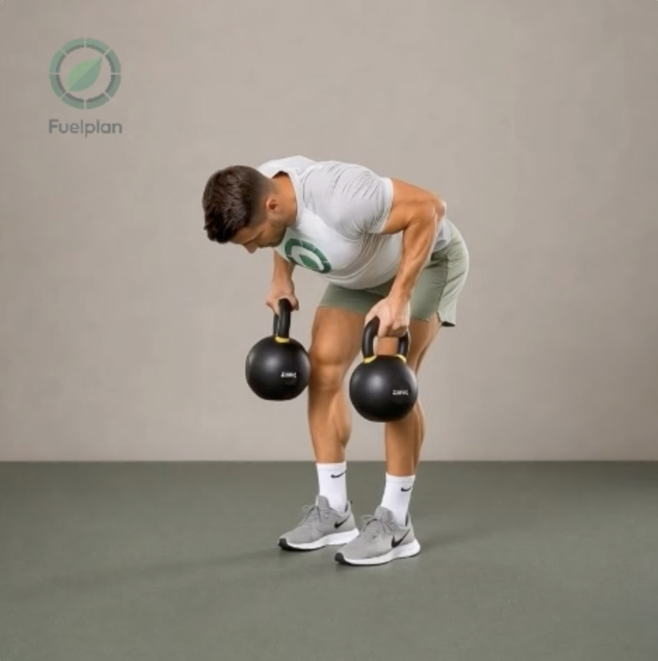 Double Bent Over Row demonstration