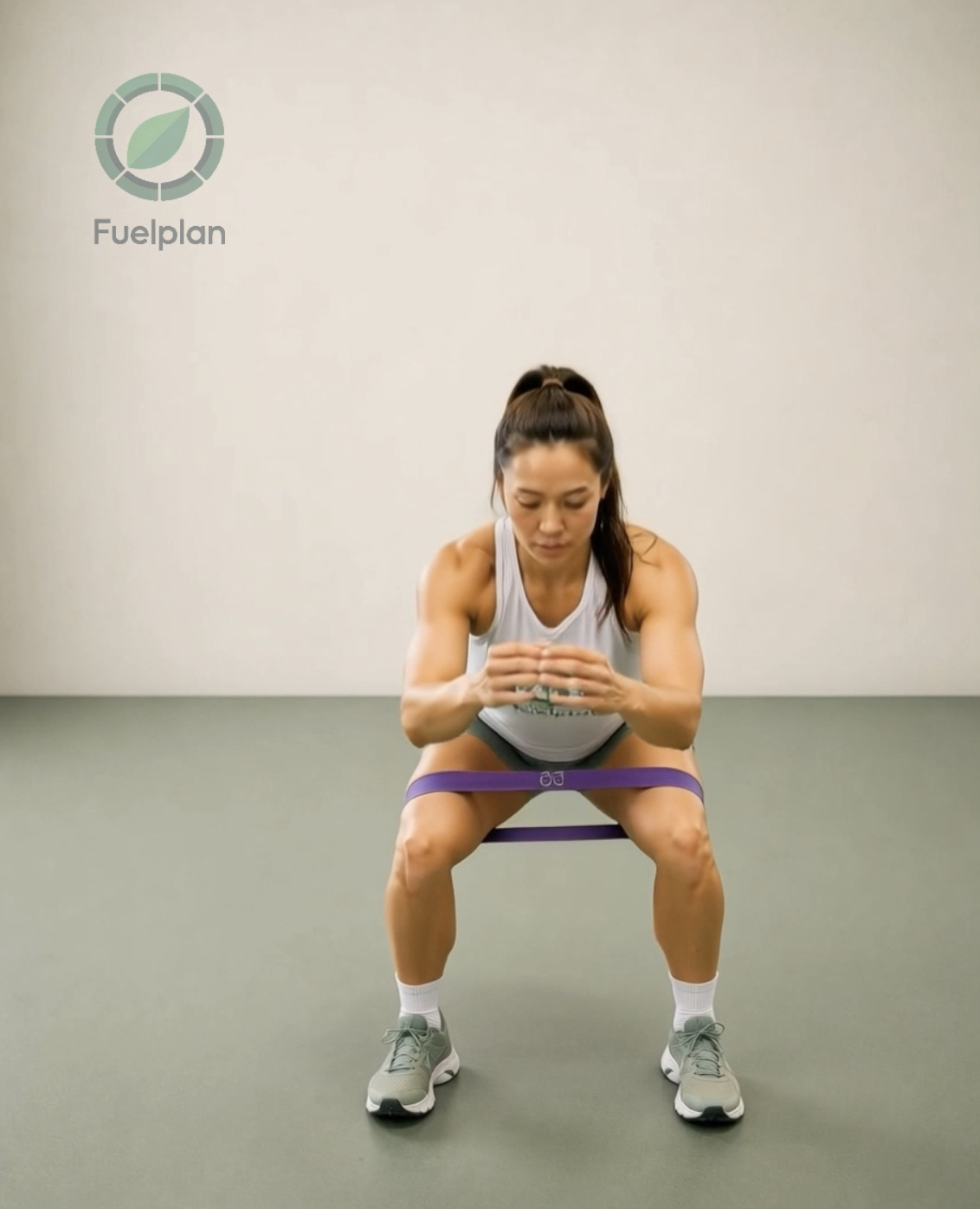 Banded Squats demonstration