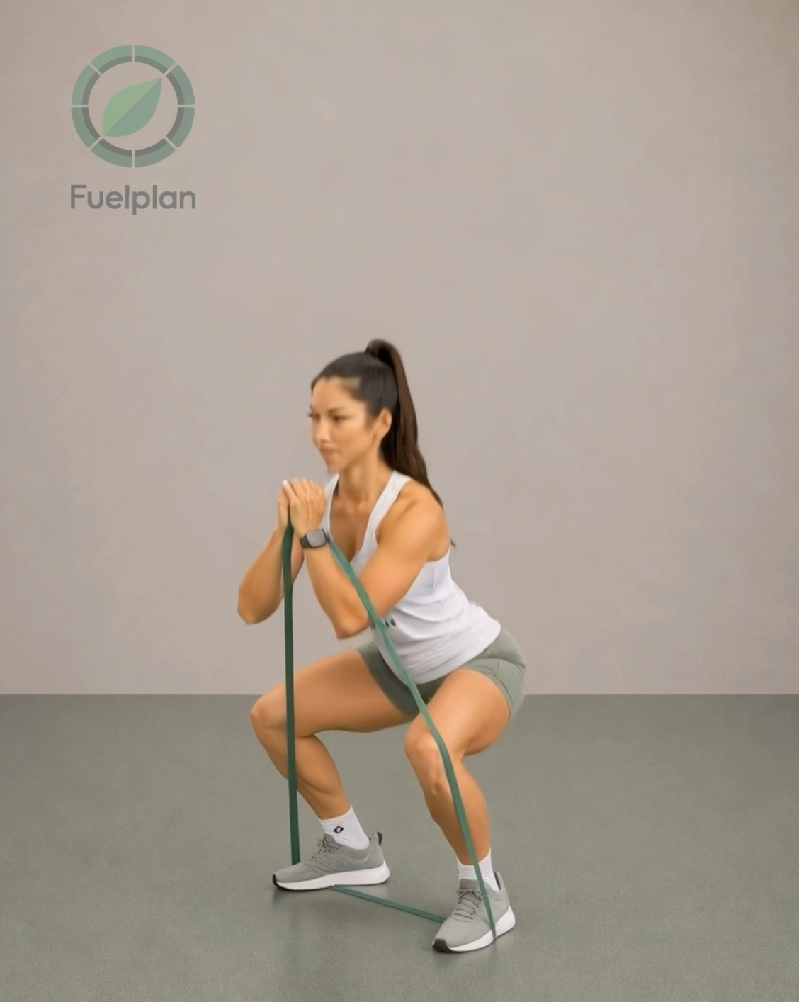 Banded Sumo Squats demonstration