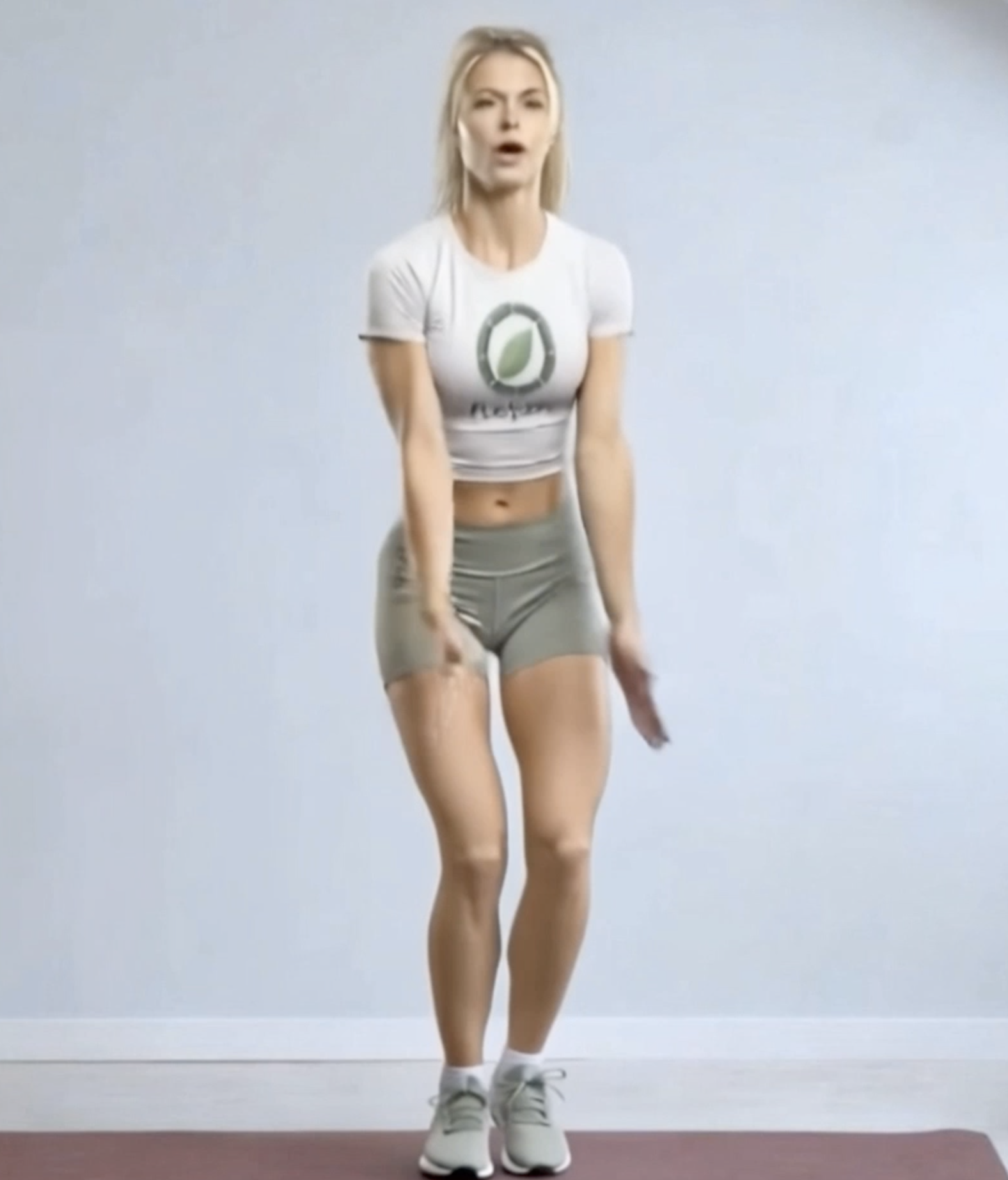Jumping Jack + Pop Squat demonstration