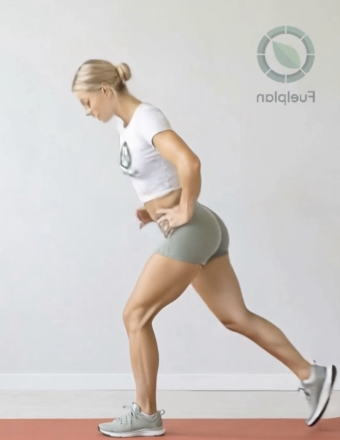 Forward and Back Lunges Left demonstration