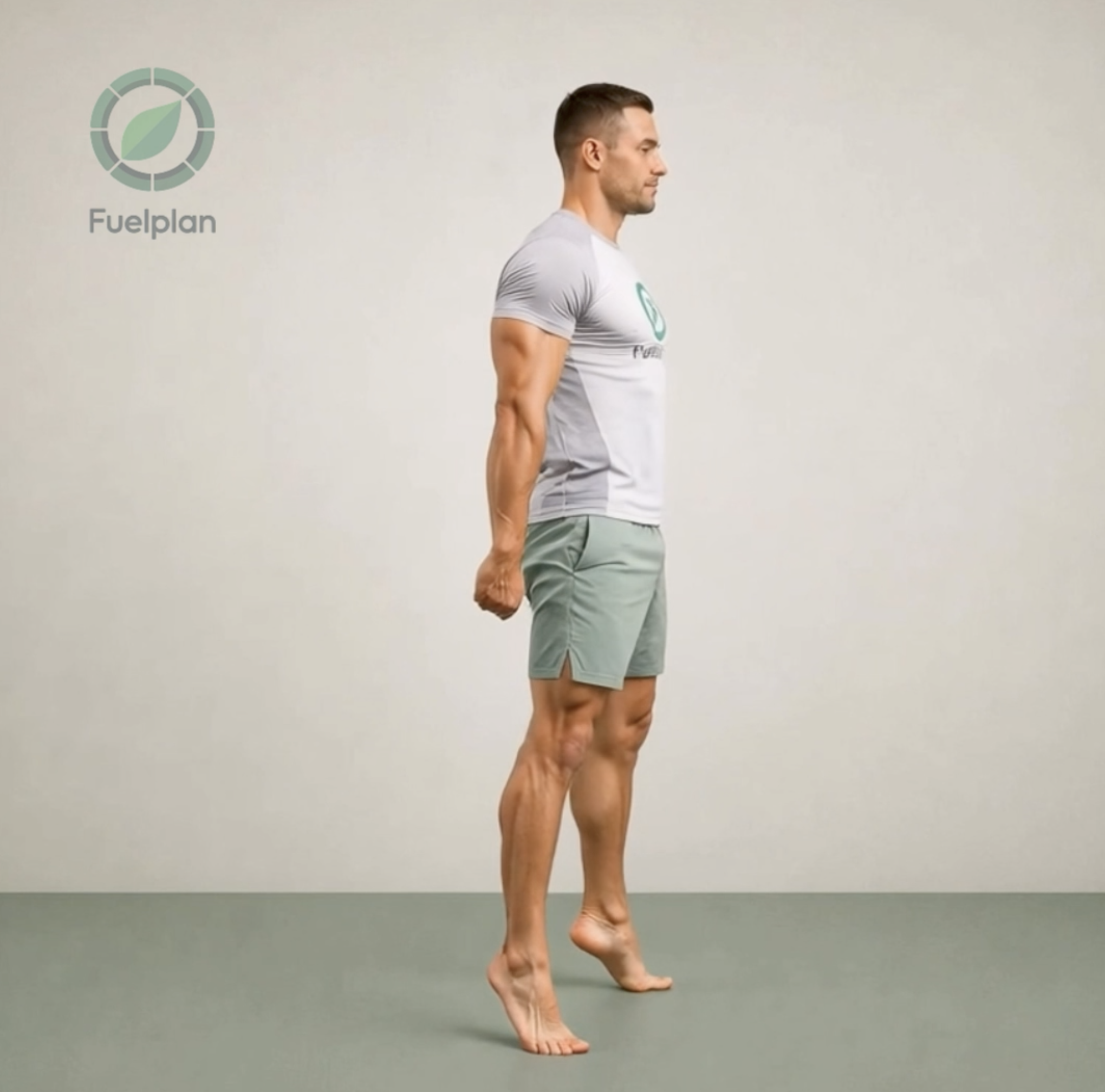 Squat with Calf Raise demonstration