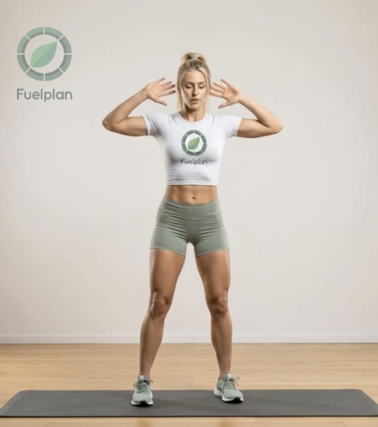 Squat + Crunch demonstration
