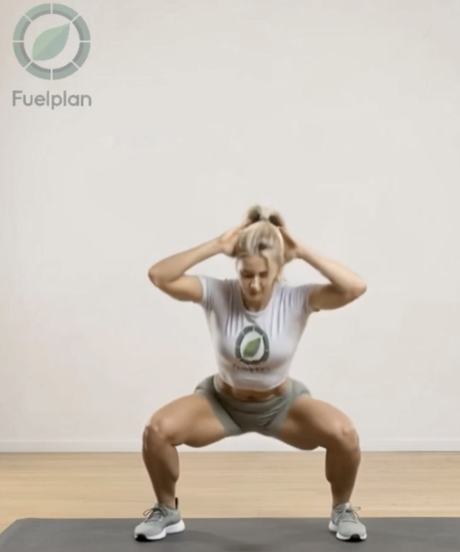 Squat + Side Step Right demonstration