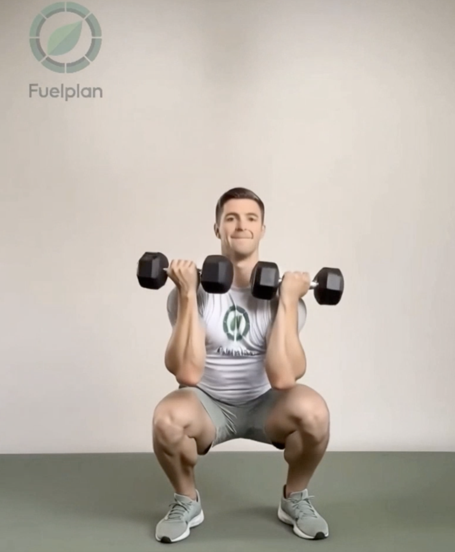 Squat Arnold Press demonstration