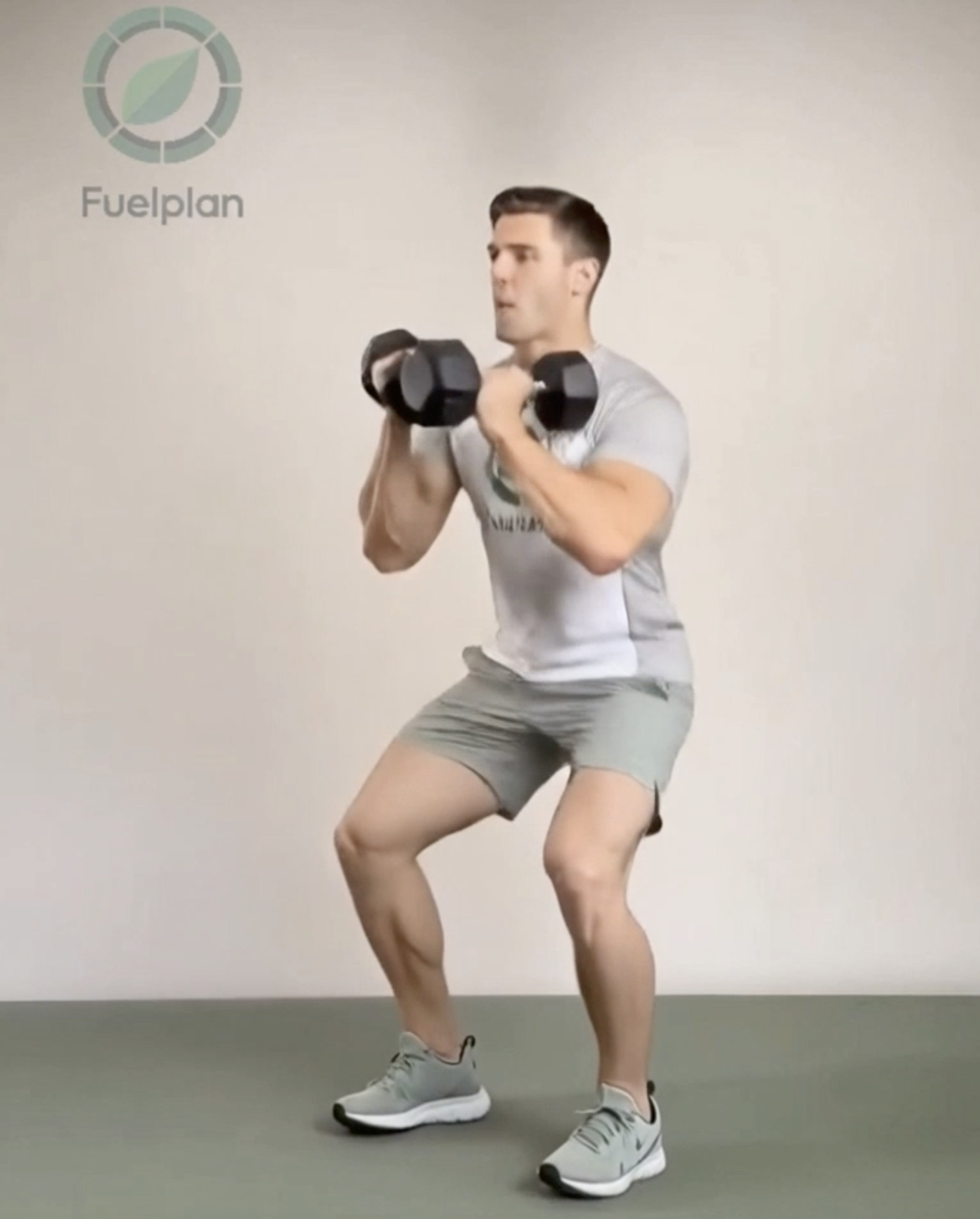 Curl Front Squat demonstration